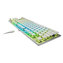 Load image into Gallery viewer, ROCCAT Vulcan TKL Pro PC Gaming Keyboard, Linear Optical Titan Switch, AIMO RGB Lighting, Tenkeyless Mechanical Feel Speed Keystroke, Low Profile Ergonomic Design for Wrist Rest Support, White

