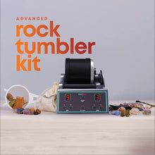 Load image into Gallery viewer, Advanced Professional Rock Tumbler Kit - with Digital 9-Day Polishing Timer &amp; 3 Speed Settings - Turn Rough Rocks into Beautiful Gems : Great Science &amp; STEM Gift for Kids All Ages : Geology Toy
