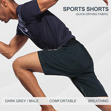 Load image into Gallery viewer, CAMEL CROWN Mens Running Shorts Quick Dry Lightweight Athletic Workout Shorts with Pockets for Trail Gym Training Active
