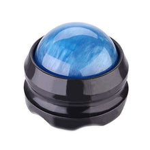 Load image into Gallery viewer, Manual Massage Ball Pain Relief Back Roller Massager Self Massage Therapy and Relax Full Body Tools for Sore Muscle Joint Pain Essential Oils or Lotion Relax (Blue)

