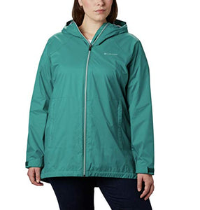 Columbia Women's Switchback Long Jacket, Waterfall/Nocturnal Lining, Medium