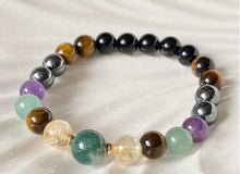 Load image into Gallery viewer, Money Prosperity &amp; Abundance Crystal Beaded Bracelet, Good Luck Bracelet, Money Bracelet, Wealth Bracelet, Casino Bracelet, Bead Jewelry
