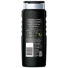 Load image into Gallery viewer, NIVEA MEN DEEP Active Clean Charcoal Body Wash, Cleansing Body Wash with Natural Charcoal, 3 Pack of 16.9 Fl Oz Bottles
