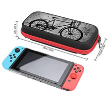 Load image into Gallery viewer, for Nintendo Switch 's Storage Box, (Shockproof) Hard Shell Case Travel Bag with 20 Game Card Pockets for Switch Console Joy-Con &amp; Accessories，Old Bicycle On A Wooden Floor
