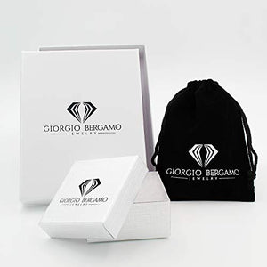 14K White Gold 2.5mm Solid Franco Chain, FREE Microfiber Cloth, Square Box Link Necklace, Giorgio Bergamo (24)