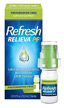Load image into Gallery viewer, Refresh Relieva Preservative-Free Lubricant Eye Drops, 0.33 Fl Oz (Pack of 1)
