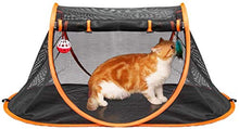 Load image into Gallery viewer, porayhut Mispace Portable Indoor/Outdoor Pet Cage/Pet Tent-Pop Up Cat Crate,Foldable Kennel,Comfy Puppy House-Washable Fabric Cover, with Portable Carry Bag &amp; Two Stakes
