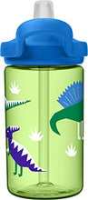 Load image into Gallery viewer, CamelBak eddy+ 14 oz Kids Water Bottle with Tritan Renew – Straw Top, Leak-Proof When Closed, Hip Dinos
