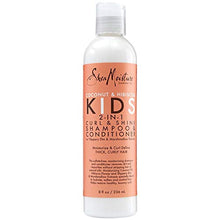 Load image into Gallery viewer, Shea Moisture Coconut &amp; Hibiscus Kids Combo Pack - Includes Kids Curling Butter Cream, 6 Oz &amp; Kids Curl &amp; Shine 2-in-1 Shampoo &amp; Conditioner, 8 Oz
