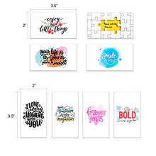 Load image into Gallery viewer, Positive Affirmation Cards 3.5" x 2" - 60 Cards - Great for Lunch Boxes, Vision Boards, Planners, Business, and More! 100% Made in the U.S.A.
