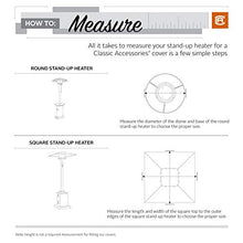 Load image into Gallery viewer, Classic Accessories Veranda Water-Resistant 34 Inch Round Stand-Up Patio Heater Cover
