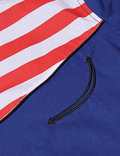 Load image into Gallery viewer, COOFANDY Men's Casual American Flag Dress Shirts Patriotic Western Long Sleeve Shirt Blue
