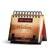 Load image into Gallery viewer, DaySpring Flip Calendar - Billy Graham Wisdom for Each Day - 75669 , Brown
