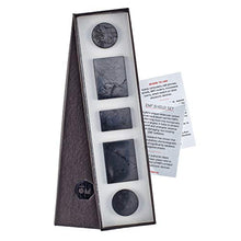 Load image into Gallery viewer, Shungite EMF Protection Plates for Cell Phones, Tablets, Laptops | Shungite Stone Stickers for Electronics - Set of 5
