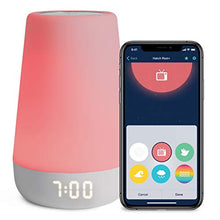 Load image into Gallery viewer, Hatch Rest+ Baby Sound Machine, Night Light, Time-to-Rise Plus Audio Monitor, White Noise Soother, Toddler Sleep Trainer, Kids Alarm Clock, Nightlight
