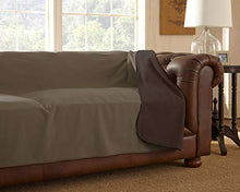 Load image into Gallery viewer, Mambe 100% Waterproof Furniture Cover for Pets and People (Sofa 70&quot;x 120&quot;, Chocolate-Cappuccino)
