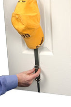 Load image into Gallery viewer, Perfect Curve CapRack18 Over-The-Door Hat Rack and Organizer |Baseball Cap Rack |Hat Rack Stand |Over The Door Hat Rack |Hat Rack For Door |Hat Rack For Closet |Two Straps |Holds Up To 18 Caps |Black
