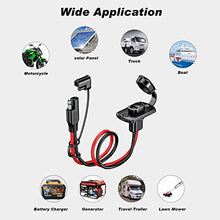 Load image into Gallery viewer, Kewig SAE Quick Connector Harness, SAE Adapter Male Plug to Female Socket Cable, 1FT 12AWG SAE Extension Cord [ 2 Pack ]
