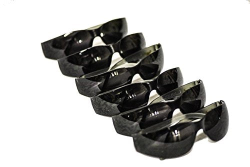 G & F Products G & F 13017-6 EyePRO Scratch, Impact & Ballistic Resistant Safety Goggles with Smoke Lens (6 Pack)