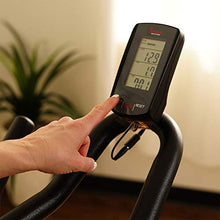 Load image into Gallery viewer, Sunny Health &amp; Fitness Magnetic Rear Belt Drive Indoor Cycling Bike with RPM Cadence Sensor - SF-B1709, Black
