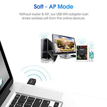 Load image into Gallery viewer, 1300Mbps USB 3.0 Wireless WiFi Adapter for PC, USB Wi-Fi Dongle AC Mini Network Adapters 802.11ac 2.4GHz/5GHz Built-in Antenna for Windows 10/7/8/8.1/XP Mac OS 10.6-10.15
