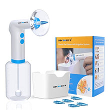 Load image into Gallery viewer, BOCOOLIFE Electric Earwax Removal Ear Irrigation System - Electric Ear Irrigation Kit Ear Cleaner Ear Wax Washer Safe and Easy Ear Cleaning with 4 Pressure Levels, 5 Disposable Tips &amp; Ear Catch Basin
