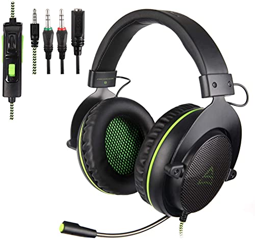 PS4 Gaming Headsets,G830 Gaming Headset 3.5 mm Wired Over Ear, with Microphone Noise Cancelling Gaming Headphones for Xbox 360/PC/PS4/PS4 PRO/Xbox One/Xbox One
