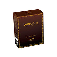 Load image into Gallery viewer, Liberty LUXURY Oud Perfume (100ml / 3.4 Oz) for Men 24 Hours, Long Lasting Smell, Eau de Parfum (EDP) - (OudGold)
