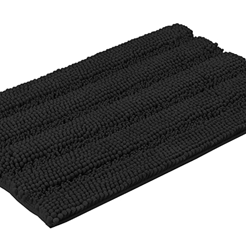 Turquoize Chenille Bath Rugs Shaggy Bathroom Rugs Non Slip Bath Mat for Bathroom 24 x 36 Dove Bath Rug for Bathroom Extra Soft and Absorbent Area Rug, 24