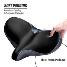 Load image into Gallery viewer, YLG Oversized Comfort Bike Seat Comfortable Replacement Bike Saddle Memory Foam Soft Bike Saddle Waterproof Universal Fit Bicycle Seat for Women Men (a-Outdoor Bike Seat)
