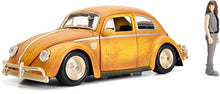 Load image into Gallery viewer, Jada Toys Transformers Bumblebee Volkswagen Beetle Die-cast Car, 1:24 Scale Vehicle &amp; 2.75" Charlie Collectible Metal Figurine
