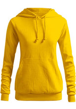 Load image into Gallery viewer, CLOVERY Women's Comfortable Fabric Long Sleeve Hoodie Yellow Small
