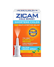 Load image into Gallery viewer, Zicam Cold Remedy No-Drip Nasal Spray with Cooling Menthol &amp; Eucalyptus, 0.5 Ounce
