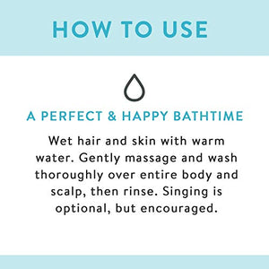 The Honest Company Perfectly Gentle Sweet Orange Vanilla Shampoo + Body Wash, Tear-Free Baby Shampoo with Naturally Derived Ingredients, Sulfate- & Paraben-Free Baby Bath, 10.0 Fl Ounces