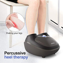 Load image into Gallery viewer, RENPHO Foot Massager with Shiatsu Tapping Heat and Compression, Deep Kneading Electric Foot Massage Machine with Memory Feature for Plantar Fasciitis Pain Relief
