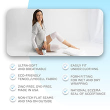 Load image into Gallery viewer, Wrap-E-Soothe Ultra-Soft Non-Itch Eczema Arm or Leg Sleeves for Adults &amp; Teens (Medium 11"-18"), Eco-Friendly Tencel Eczema Clothing, No Zinc or Dyes, USA Made
