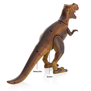 Advanced Play Dinosaur Trex Toy Realistic Walking Tyrannosaurus Rex Multifunction RC Trex Toy Figure with Roaring Spraying Function Good Dinosaur Toys for Boys Girls Ages 3 Plus