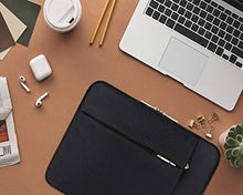 Load image into Gallery viewer, Lacdo 14 Inch Laptop Sleeve Computer Case Portable Bag for Dell Inspiron 14 5481 / HP Stream 14" / Acer Spin 3 / ASUS L402YA / HP Acer Chromebook 14, S330 / Flex 14 Notebook, Water-Resistant, Black
