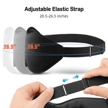 Load image into Gallery viewer, Eye Mask for Sleeping, LitBear Sleep Masks for Women Men Side Sleeper 2022 Light Blocking, 3D Contoured Cup Sleeping Mask, Soft Breathable Sleep Eye Mask with Adjustable Elastic Strap for Flight Nap
