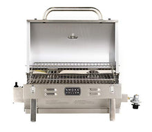 Load image into Gallery viewer, Masterbuilt SH19030819 Propane Tabletop Grill, 1 Burner, Stainless Steel
