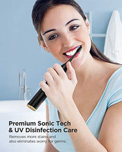 Load image into Gallery viewer, Fairywill PRO Electric Toothbrush, Ultra-Sonic Power Whitening Toothbrush with 5 Modes, Wireless Charging and Smart Timer, 8 Brush Heads with A Chargeable Travel Case

