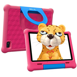 10.1 inch Kids Tablet, G-TiDE Android 11 Tablet for Kids, 32GB Storage (Up to 128GB), Learn & Play Kids App (Klap), Parental Control, Kid-Proof case and Screen Protector, Pink