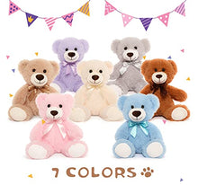 Load image into Gallery viewer, MorisMos 7 Packs Teddy Bear Stuffed Animals Plush Toys in 7 Color, Soft Bulk Teddy Bears Toys Gift for Girlfriend Kid, 13.5-inch Stuffed Teddy Bear in Bulk for Valentines Christmas Birthday Party
