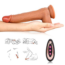 Load image into Gallery viewer, Thrųstɨng Dḭ'łƌơ Vḭƀ'rator Bįg Tơys Ȿpot Ᵽlay Rechargeabłe Aƞal Sęx PlęaⱾure 10 For Inch Ȿuction Aƌulŧ
