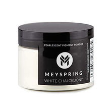 Load image into Gallery viewer, MEYSPRING White Chalcedony Golden Interference Mica Powder - Epoxy Resin Pigment Ivory - Metallic Mica Powder - White Gold Powder - 50 Grams
