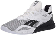 Load image into Gallery viewer, Reebok Men's Nano X Cross Trainer Running Shoes, White/Black, 15 M US

