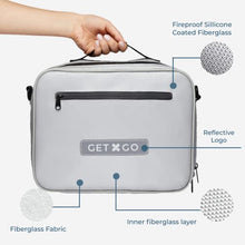 Load image into Gallery viewer, GetxGo: Fireproof Bag, Document Pouch and Organizer Kit Combo - Important Document Organizers for Home, Money, Cash, Passport. Size 20 x 13.5 x 5 inches
