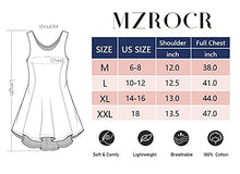 Load image into Gallery viewer, MZROCR Cotton Nightgowns for women Soft Sleeveless Night gown Long Nightdress for Ladies Button Down Pajama Dress Sleepwear Four seasons Light Blue
