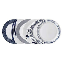 Load image into Gallery viewer, Royal Doulton Pacific 9" Accent Plate Set, 9.3", Blue/White

