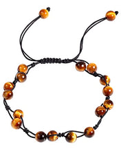 Load image into Gallery viewer, Jewever Tiger Eye Bracelet for Women Handmade Beaded Bracelets Yoga Meditation Balance Healing Crystals and Gemstones
